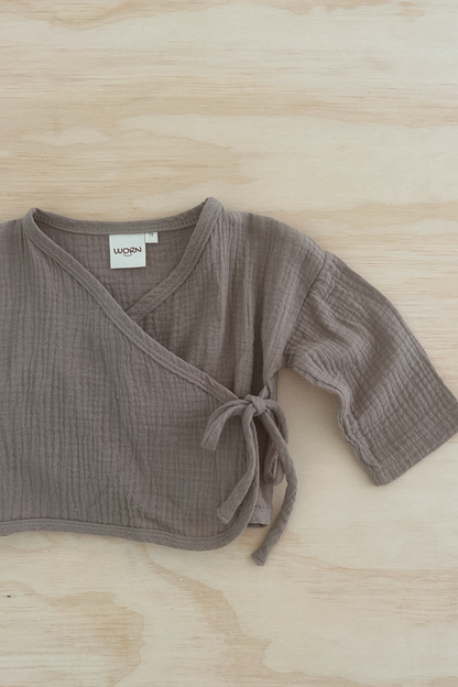 Muslin Kimono Top | Coconut