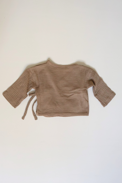 Muslin Kimono Top | Coconut