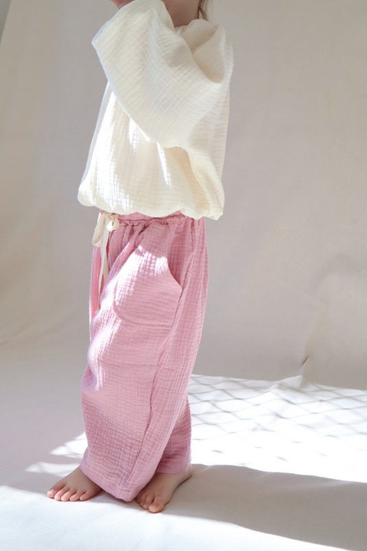 Muslin Pocket Pants | Berry