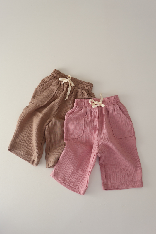 Muslin Pocket Pants | Berry