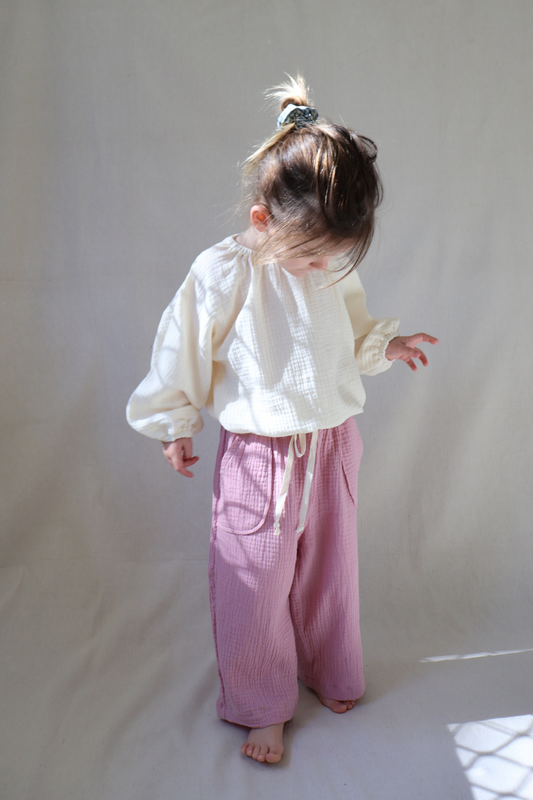 Muslin Pocket Pants | Berry