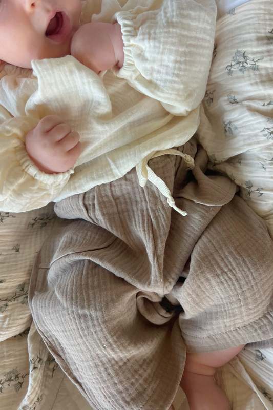 Muslin Pocket Pants | Coconut