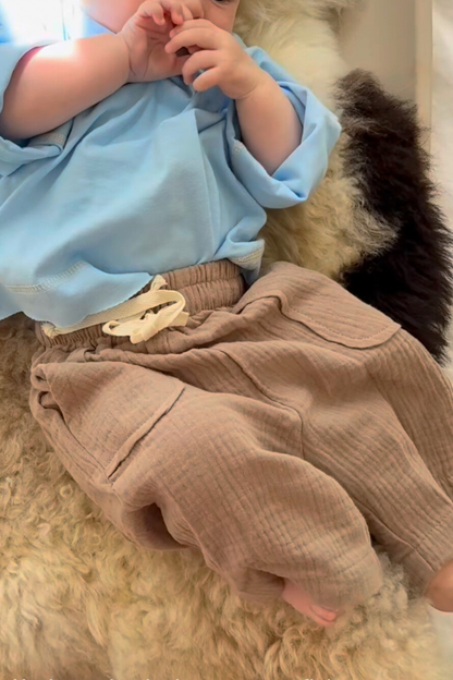 Muslin Pocket Pants | Coconut