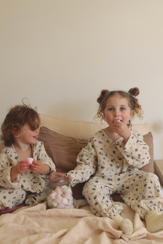 Muslin Pyjama Lounge Set | Vintage Floral