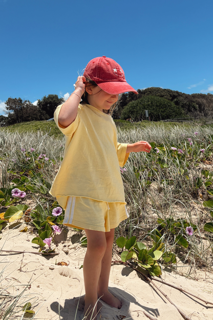 Linen Terry Oversized Tee | Honey