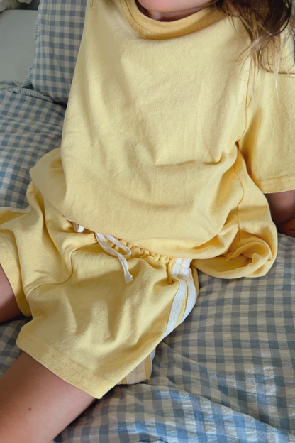 Linen Terry Oversized Tee | Honey