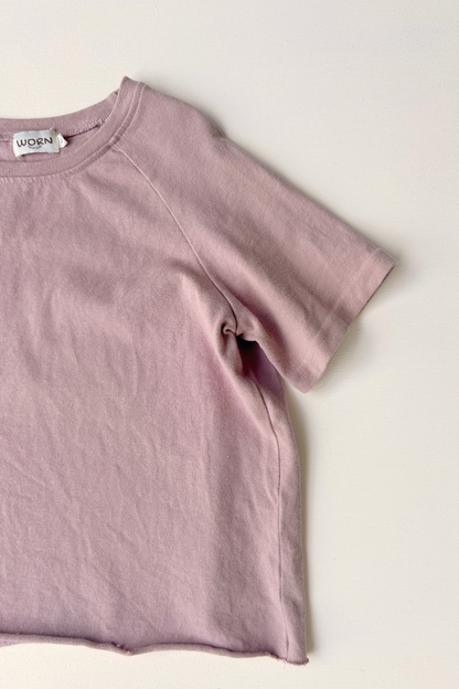 Linen Terry Oversized Tee | Mushroom