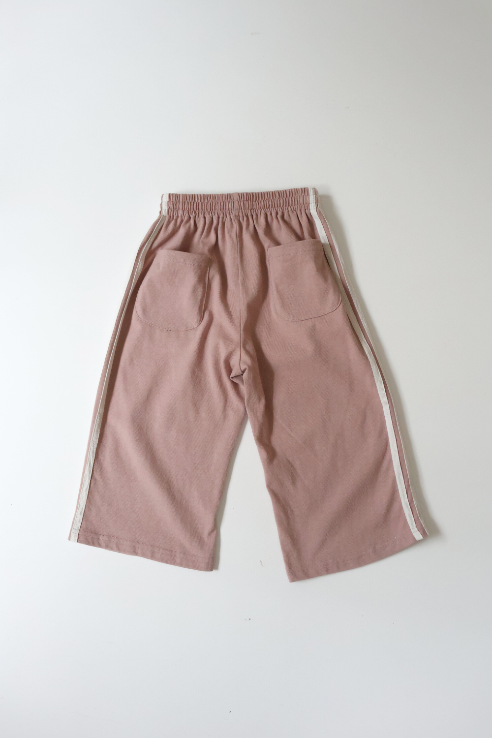 Linen Terry Racer Pants | Mushroom
