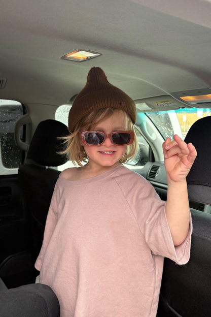 Linen Terry Oversized Tee | Mushroom