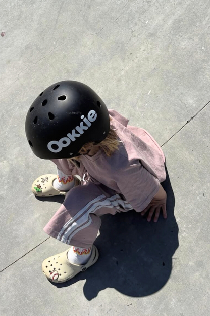 Linen Terry Racer Pants | Mushroom