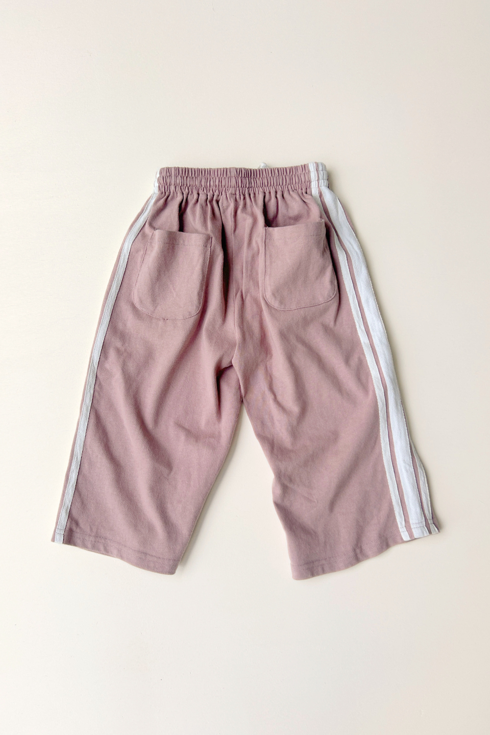 Linen Terry Racer Pants | Mushroom