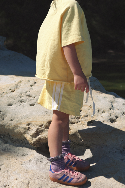 Linen Terry Oversized Tee | Honey