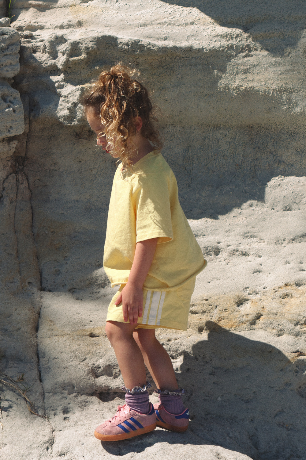 Linen Terry Oversized Tee | Honey