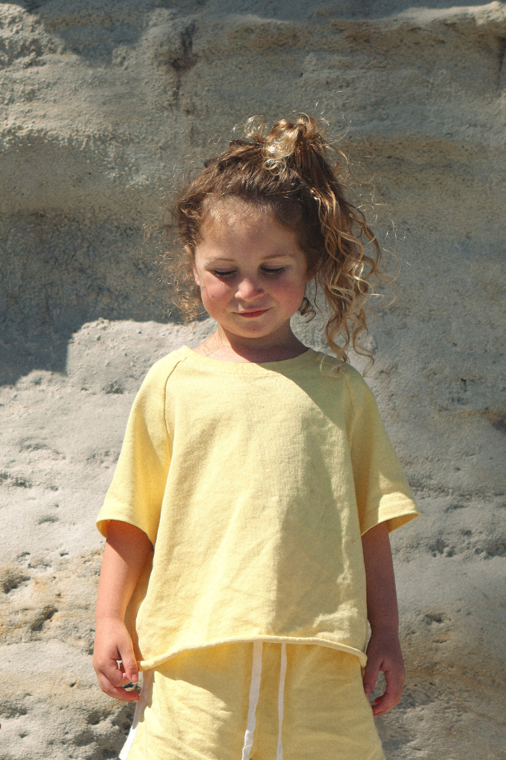 Linen Terry Oversized Tee | Honey