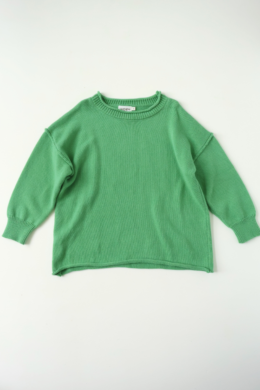 Rolly Knit Jumper | Apple Green