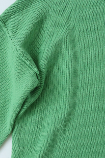 Rolly Knit Jumper | Apple Green