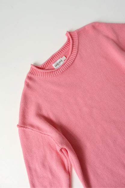 Rolly Knit Jumper | Strawberry Milk