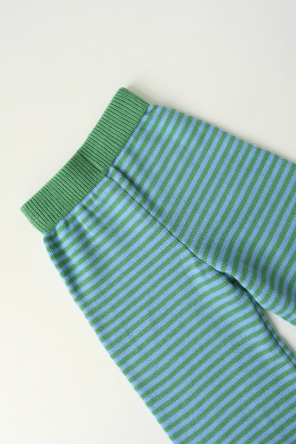 Rolly Knit Pants | Apple Stripe