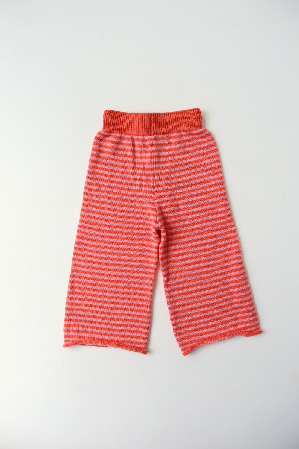 Rolly Knit Pants | Strawberry Stripe