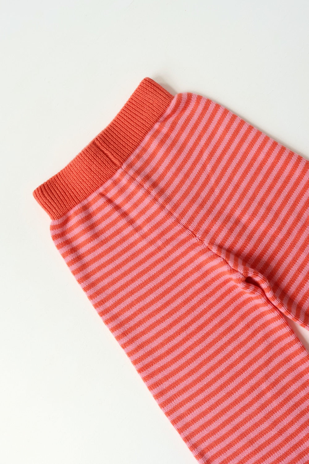 Rolly Knit Pants | Strawberry Stripe
