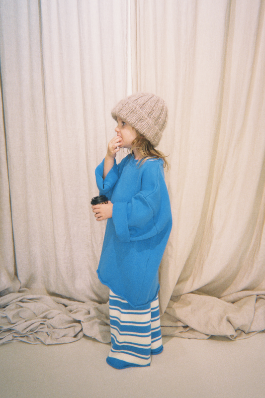 Rolly Knit Jumper | Blueberry