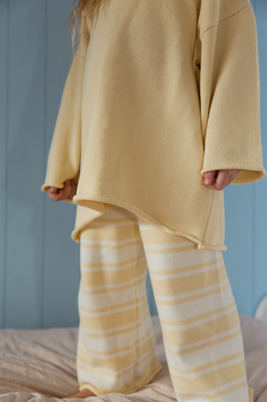 Rolly Stripe Knit Pants | Butter