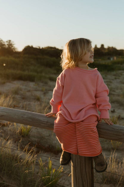Rolly Knit Jumper | Strawberry Milk