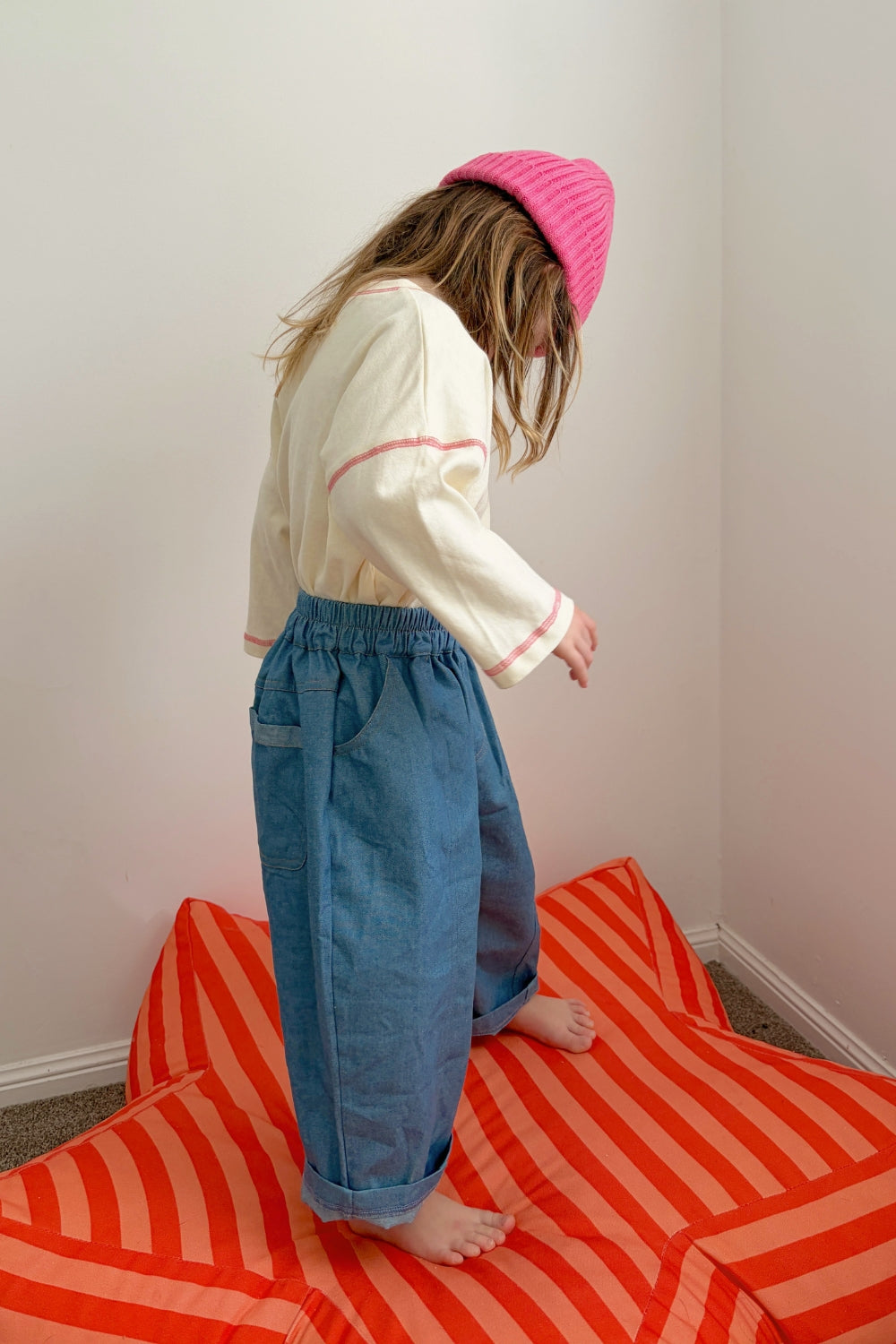 Staple Barrel Jeans | Denim Blue