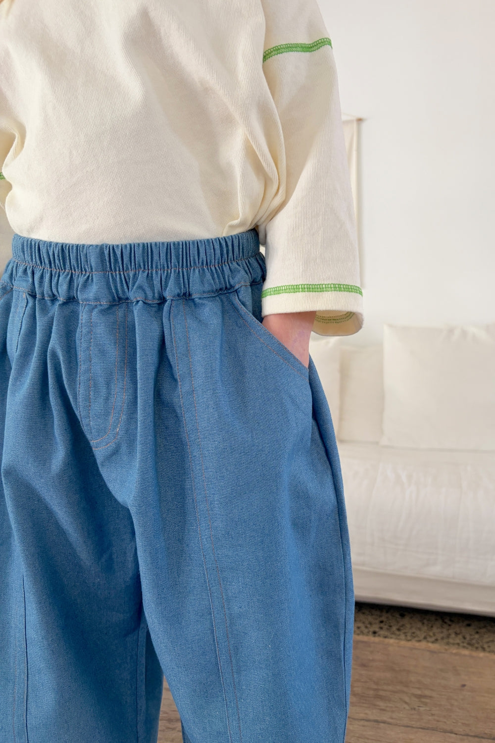 Staple Barrel Jeans | Denim Blue