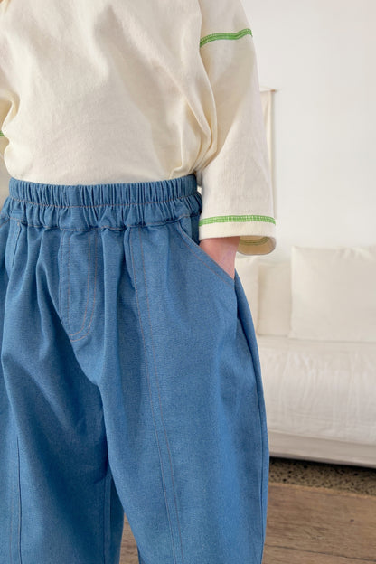 Staple Barrel Jeans | Denim Blue