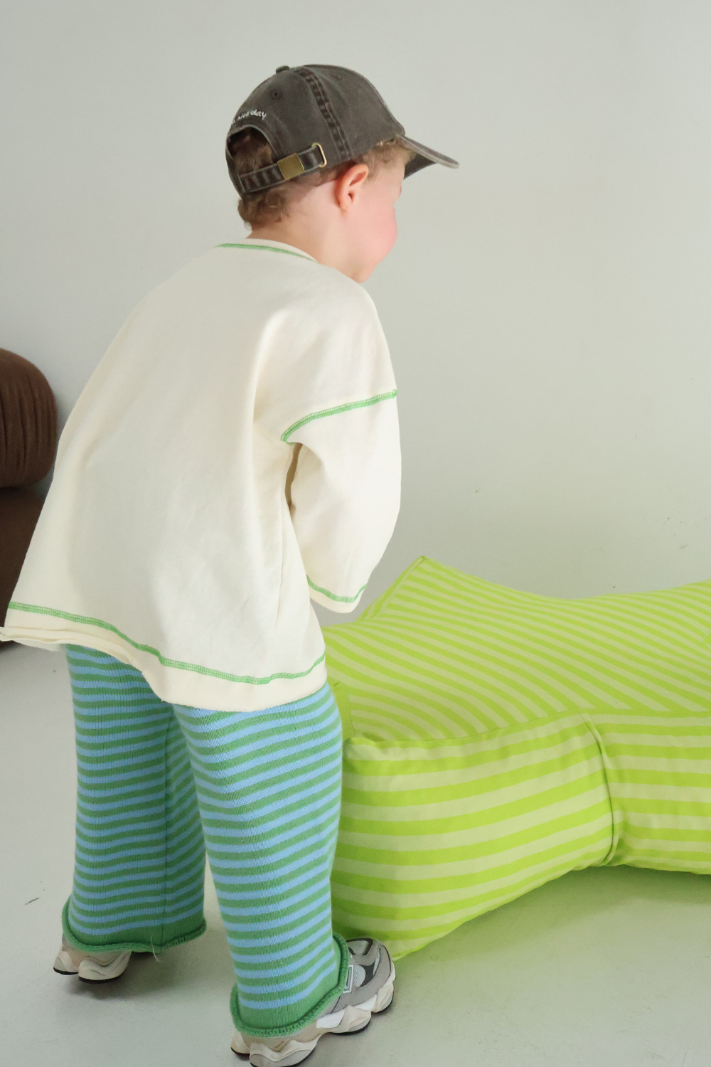 Staple Stitch Long Sleeve Tee | Milk + Apple