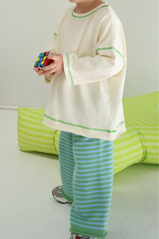 [COMING IN JUNE] Staple Stitch Long Sleeve Tee | Milk + Apple