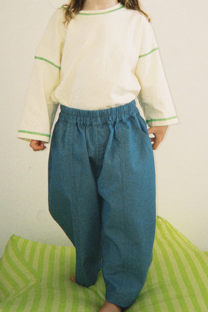 Staple Stitch Long Sleeve Tee | Milk + Apple
