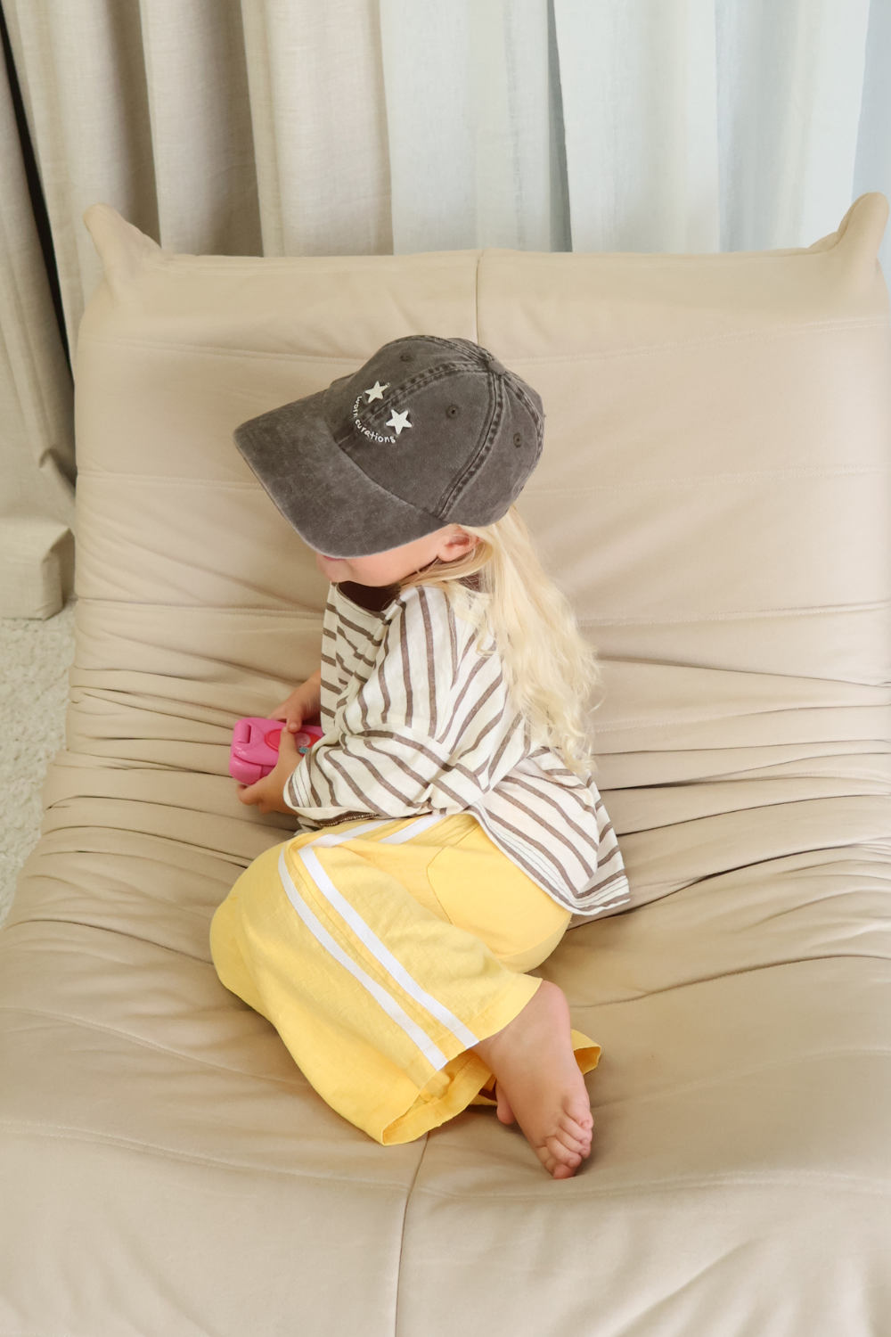 Stripey Staple Tee | Chocolate