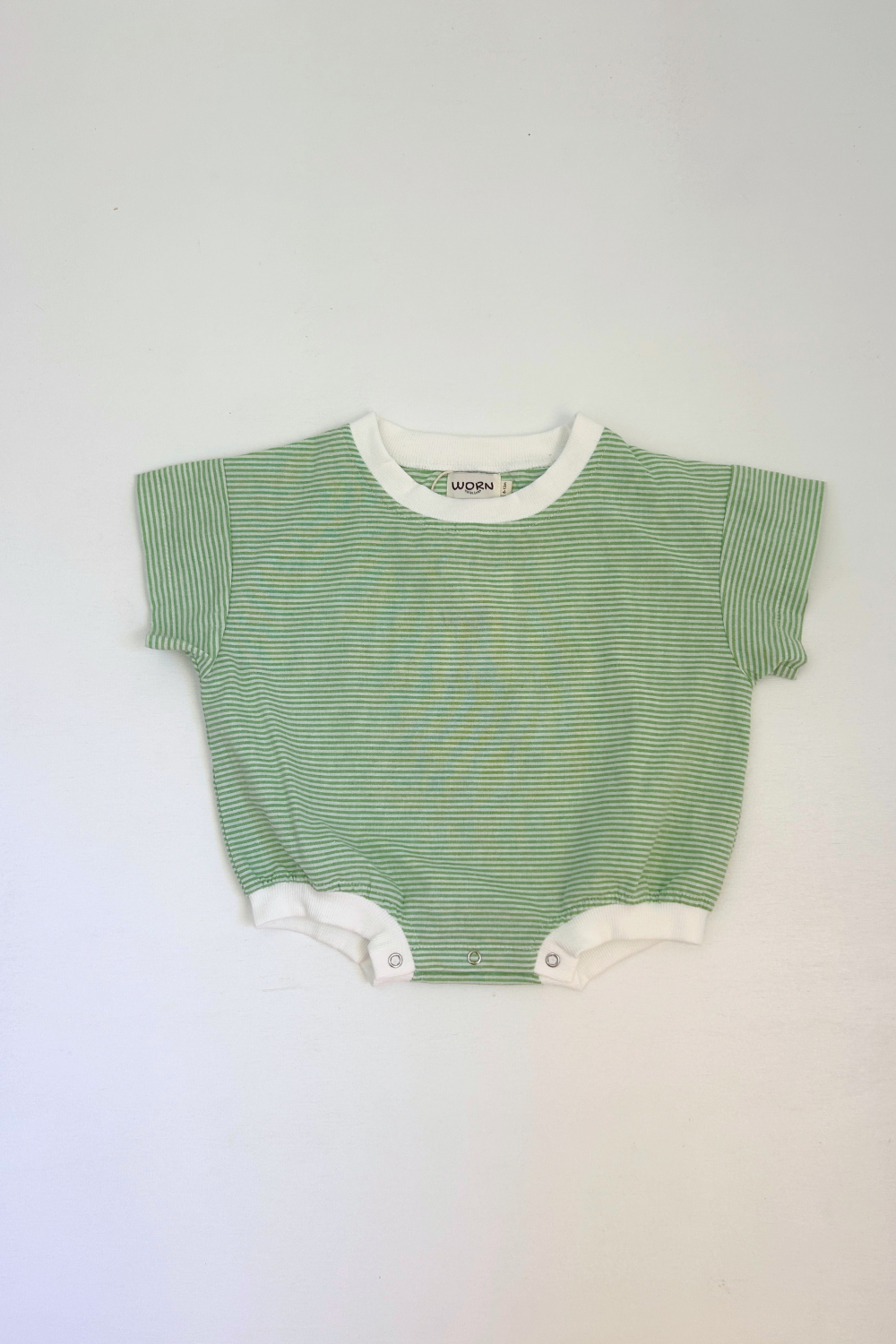 Stripey T-Shirt Romper | Apple