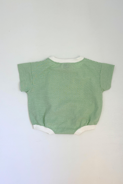 Stripey T-Shirt Romper | Apple