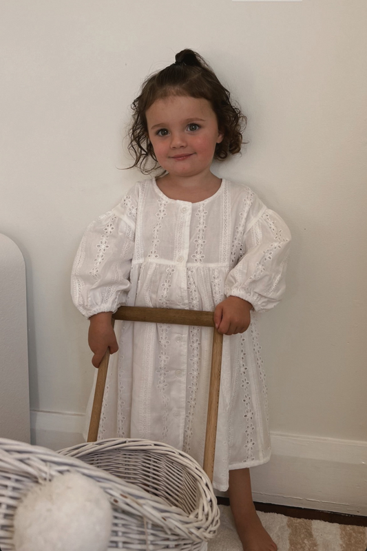 Sunday Smock Dress - Milk