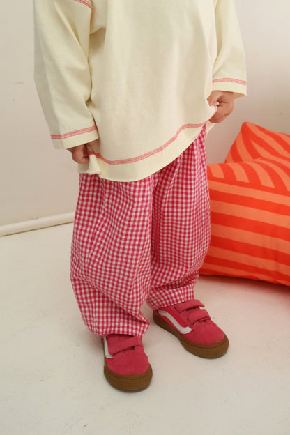 The Daily Pants | Raspberry Gingham
