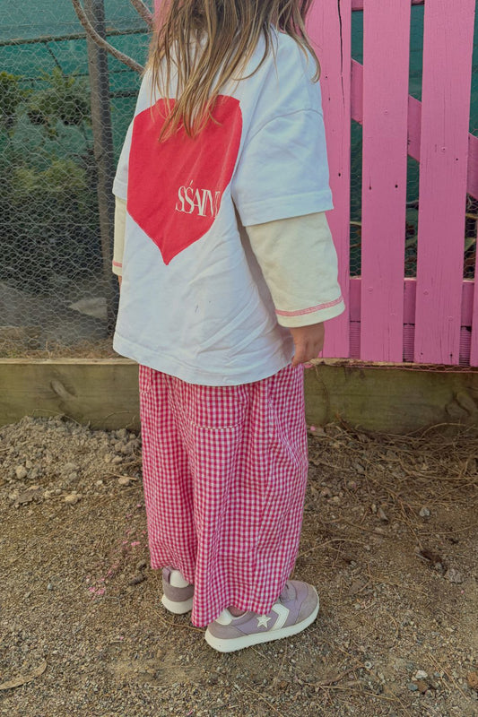 The Daily Pants | Raspberry Gingham