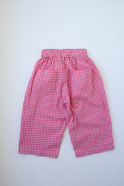 The Daily Pants | Raspberry Gingham