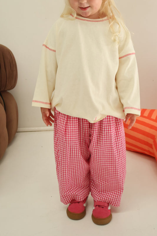 The Daily Pants | Raspberry Gingham