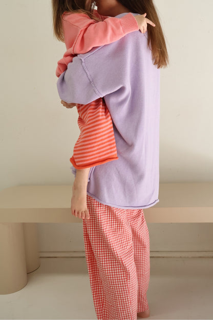 Gingham Barrel Pants | Chilli