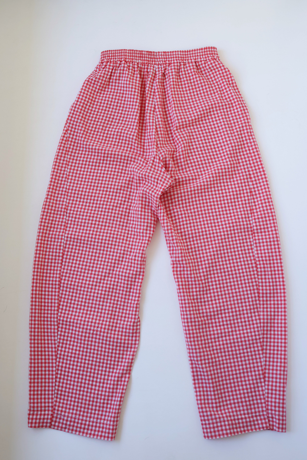 Gingham Barrel Pants | Chilli