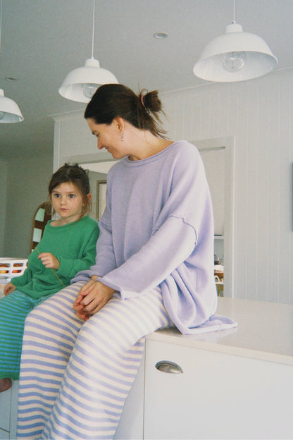 Rolly Knit Jumper | Lilac