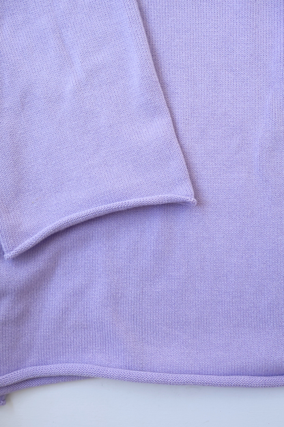 Rolly Knit Jumper | Lilac