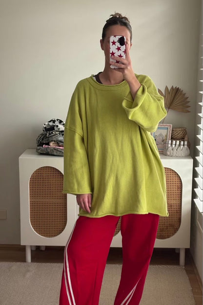 Rolly Knit Jumper | Pistachio