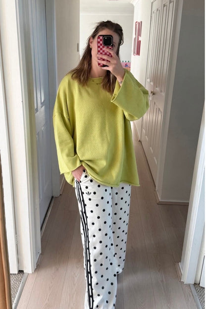 Rolly Knit Jumper | Pistachio