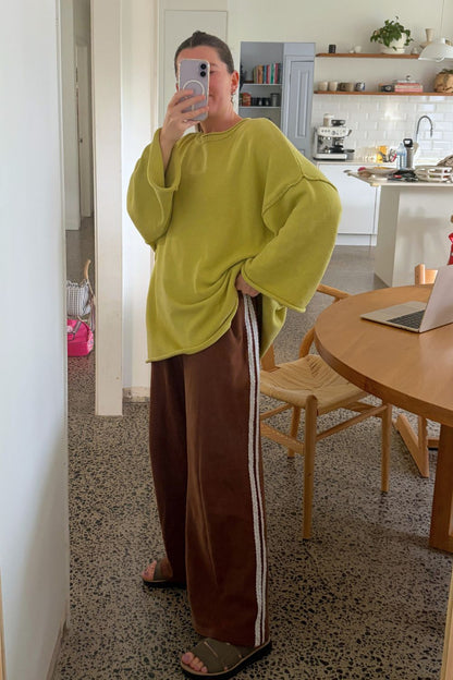 Rolly Knit Jumper | Pistachio