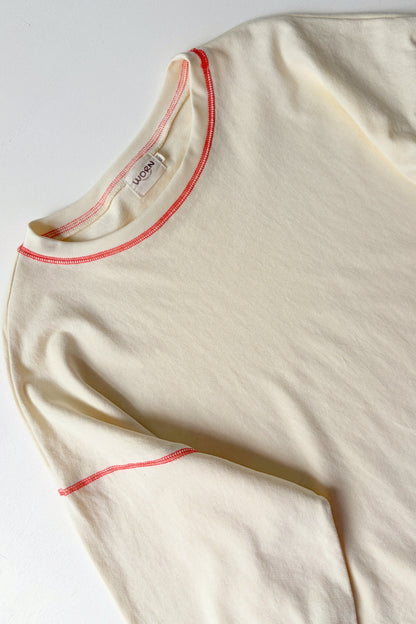 Staple Stitch Long Sleeve Tee | Milk + Chilli