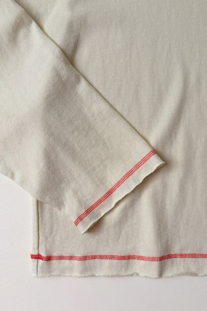 Staple Stitch Long Sleeve Tee | Milk + Chilli